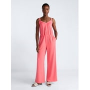 Women's and Women's Plus Scubaknit Tank Jumpsuit, Sizes XS-4X