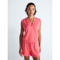 thumbnail image 1 of Scoop Women's Scubaknit Sleeveless Deep V-Neck Top, Sizes XS-XXL, 1 of 5