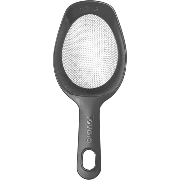 Scoop & Sift Flour Sifter for Baking Dusting 1 Cup Fine 20 Mesh Sieve Flour Duster, Easy Scoop Dishwasher Safe Baking Powdered Sugar Flour Sifting Tool for Aerating Coating Dusting, Charcoal