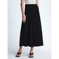 thumbnail image 1 of Scoop Women’s and Women’s Plus Smocked Maxi Skirt, Sizes XS-4X, 1 of 5