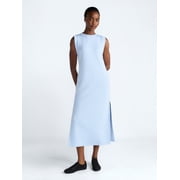Women's and Women's Plus Scubaknit Sleeveless Maxi Dress, Sizes XS-4X