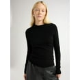 thumbnail image 1 of Scoop Woman's Slim Funnel Neck Sweater, Lightweight, Sizes XS-XXL, 1 of 5