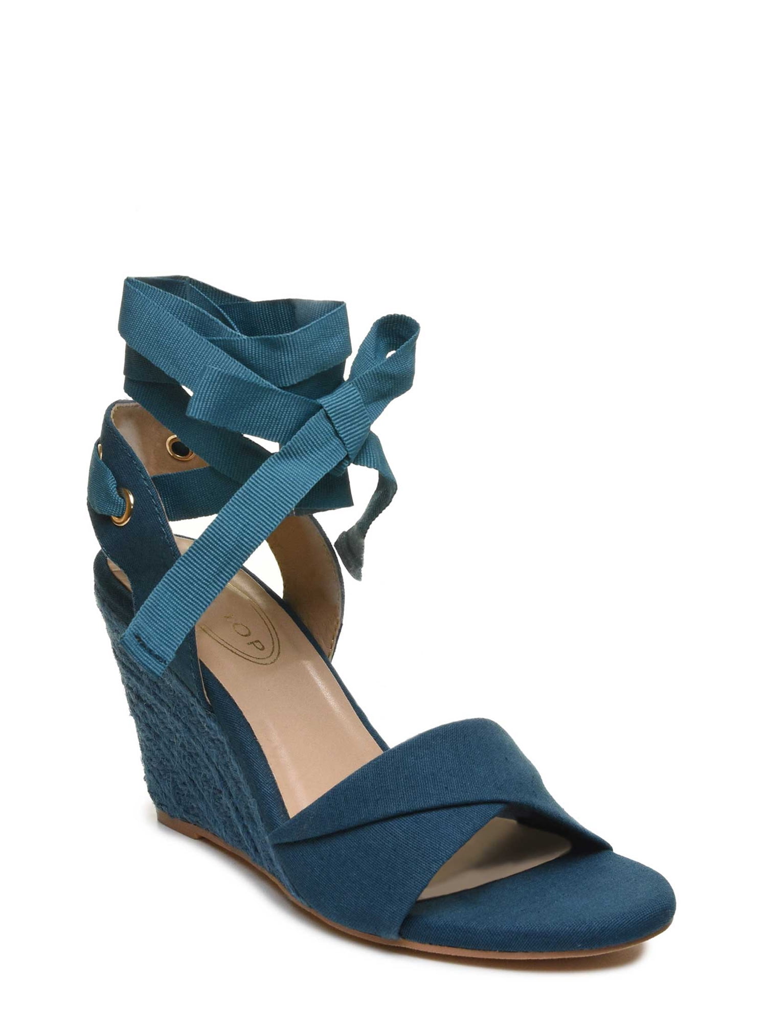 Scoop Women's Ankle Tie Wedge Sandals
