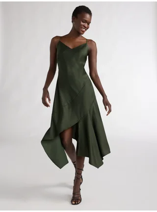 Pale green slip dress online