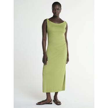Scoop Women’s Asymmetrical Maxi Dress, Sizes XS-XXL