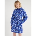 thumbnail image 1 of Scoop Women's Balloon Sleeve Poplin Shirtdress with Pockets, Sizes XS-XXL, 1 of 5