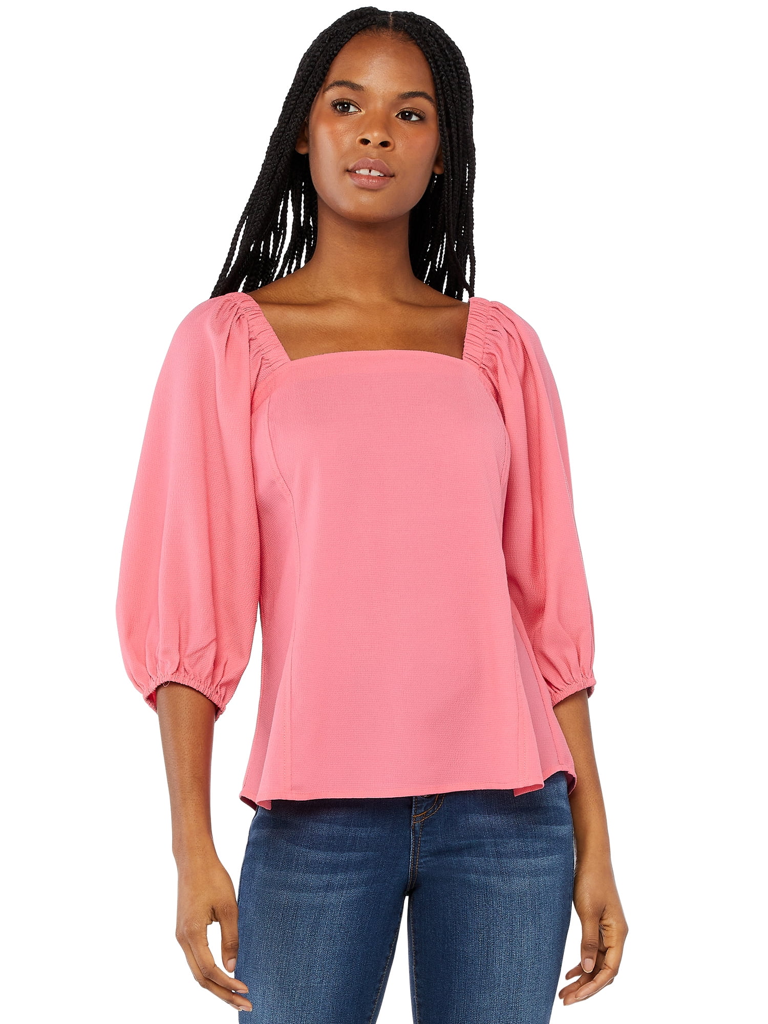 Scoop Women's Balloon Sleeve Top