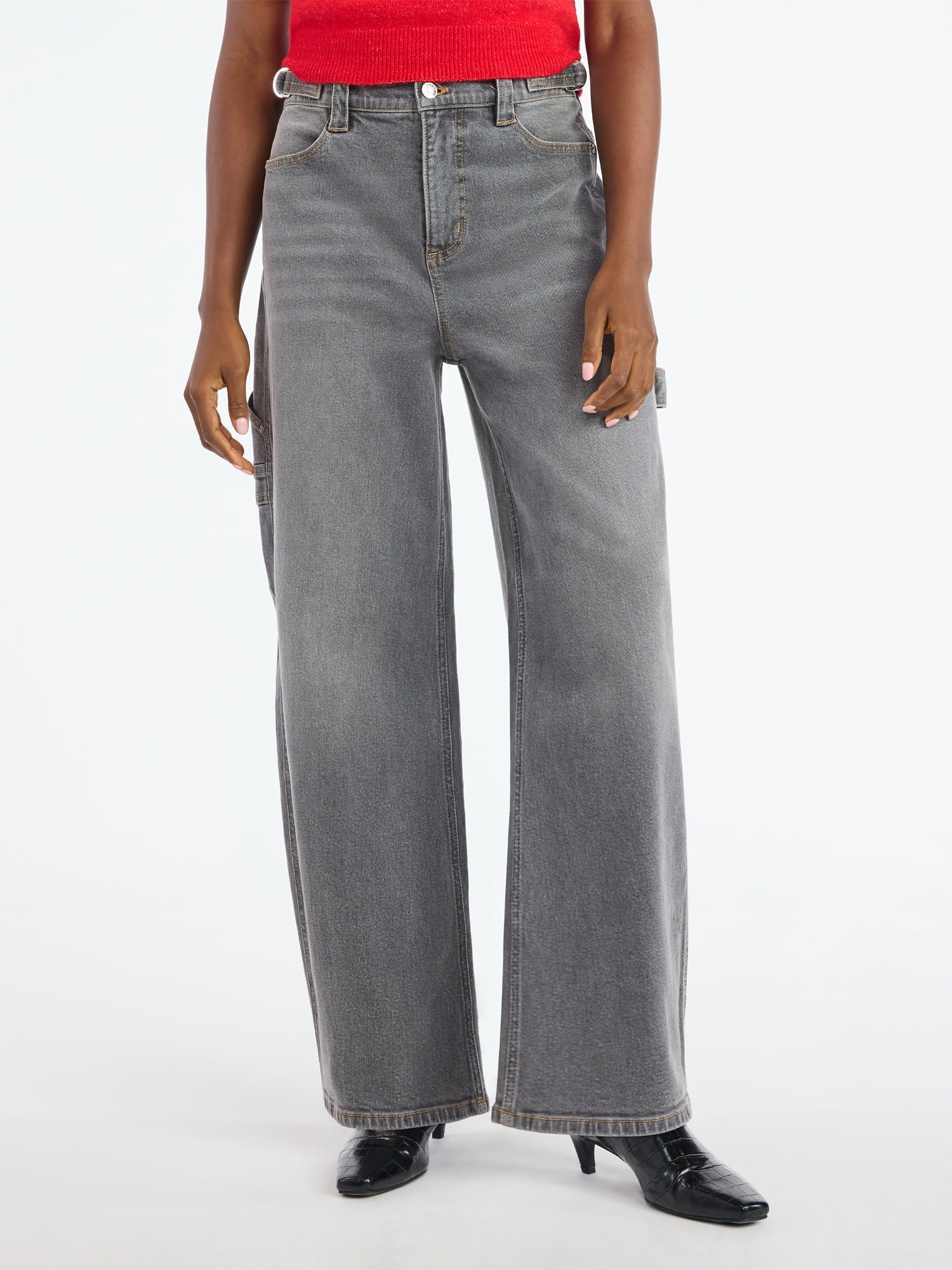 Scoop Women's Barrel Carpenter Jeans, Sizes 0-20