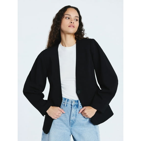 Scoop Women's Barrel Sleeve Blazer, Sizes XS-XXL