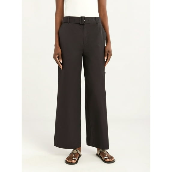 Scoop Women’s Belted Cargo Pants, Sizes 0-18