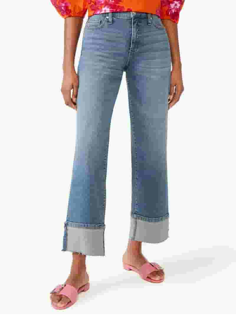 Milla Cuffed Distressed Jeans Milla Cuffed Distressed Jeans