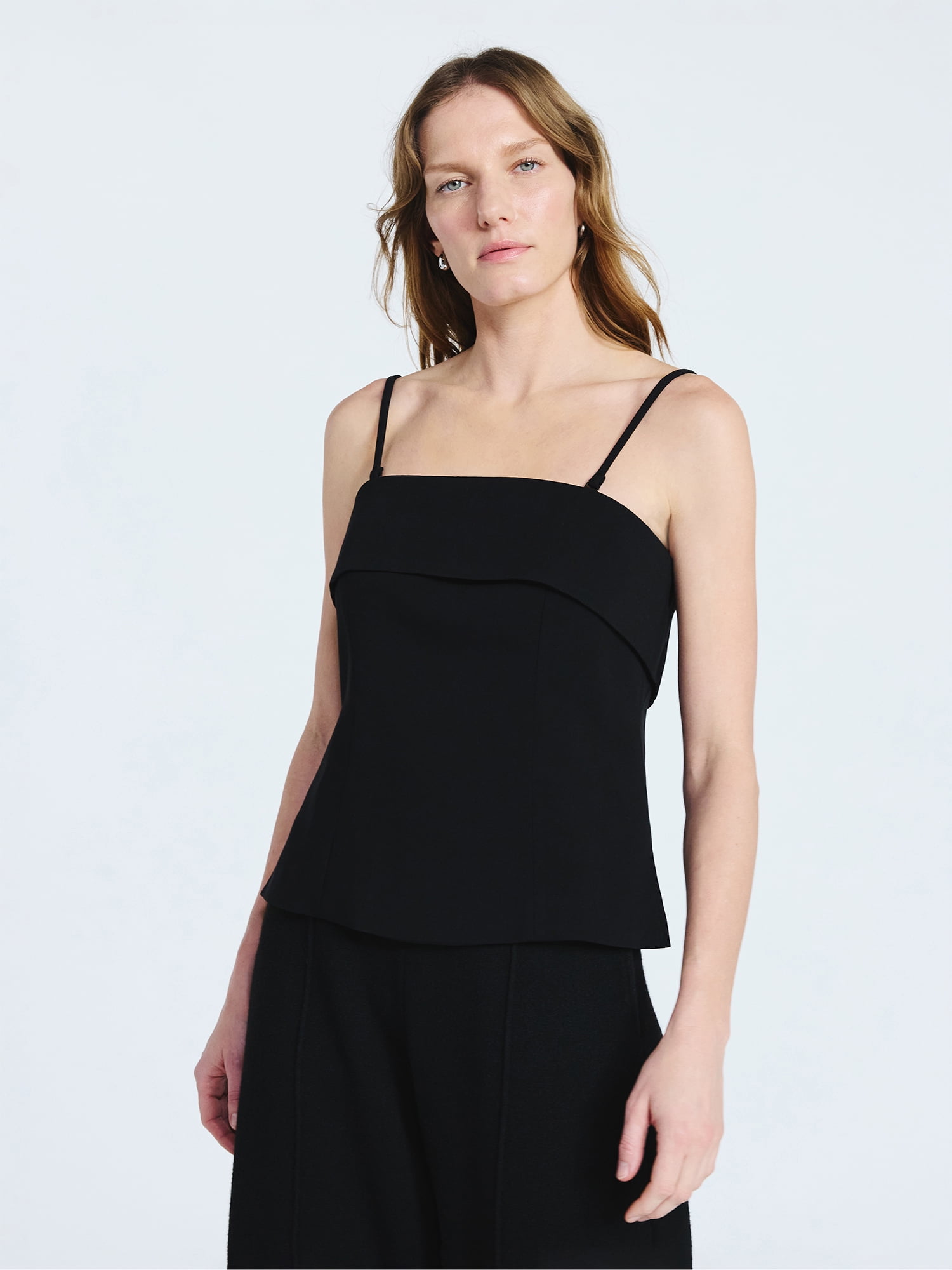 Scoop Women's Fold Over Bandeau Top, Sizes XS-XXL