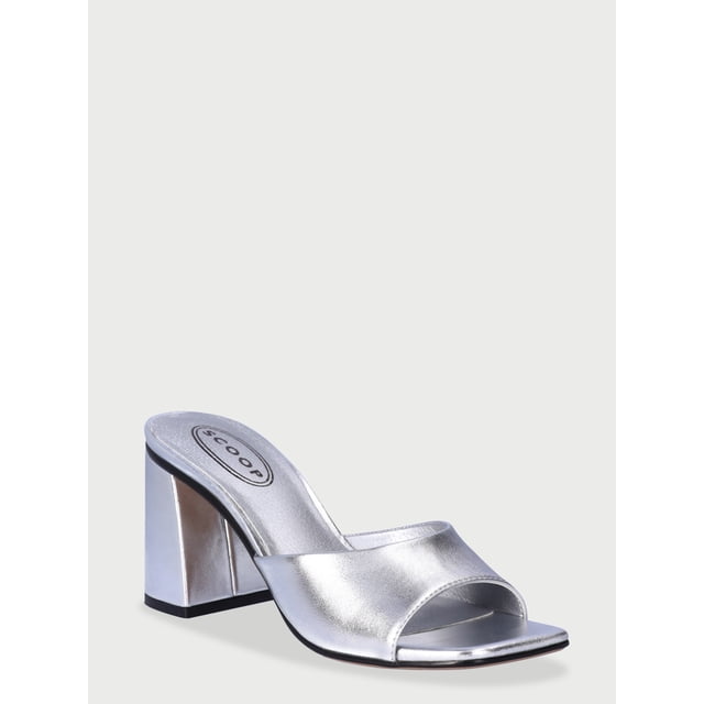 Block Heel Mule Sandals