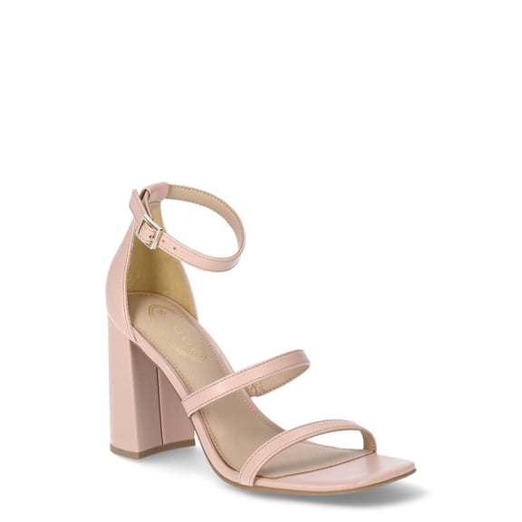 Scoop Women's Strappy Block Heel with Adjustable Strap