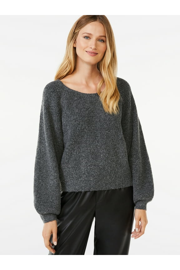 Women's Boucle Knit Sweater