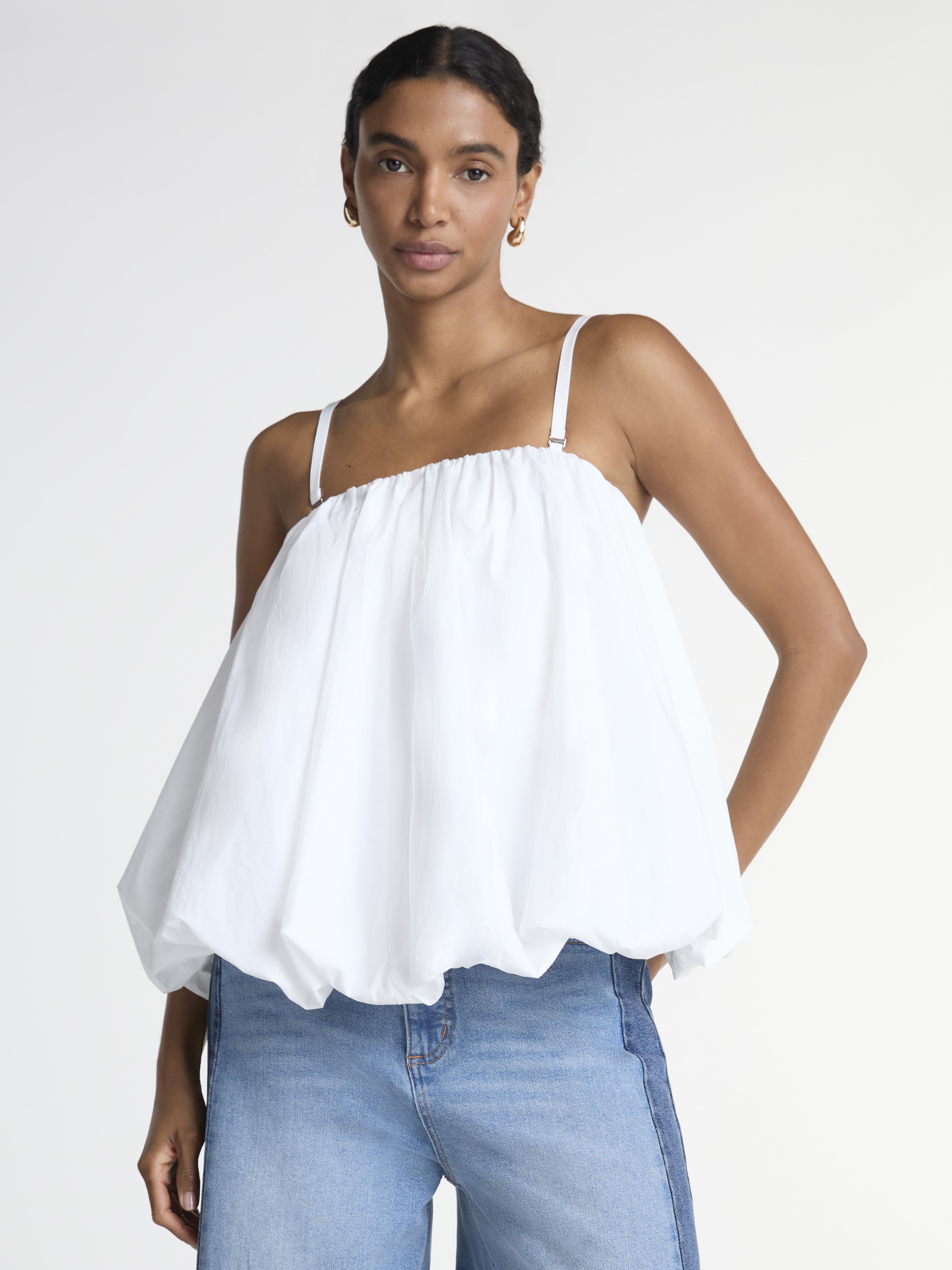 Scoop Women's Bubble Hem Tube Top, Sizes XS-XXL