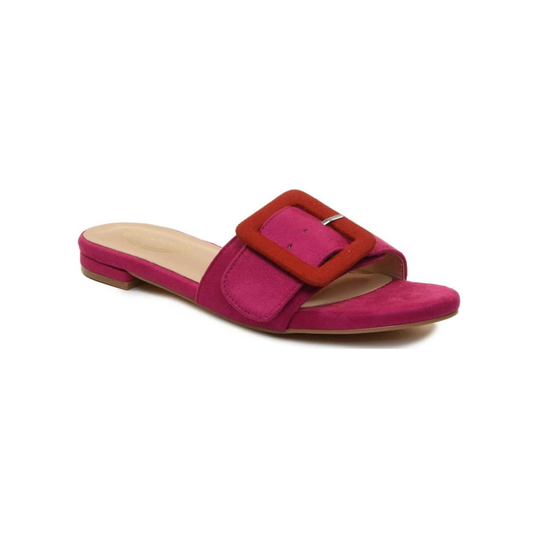 Buckle store slide sandals