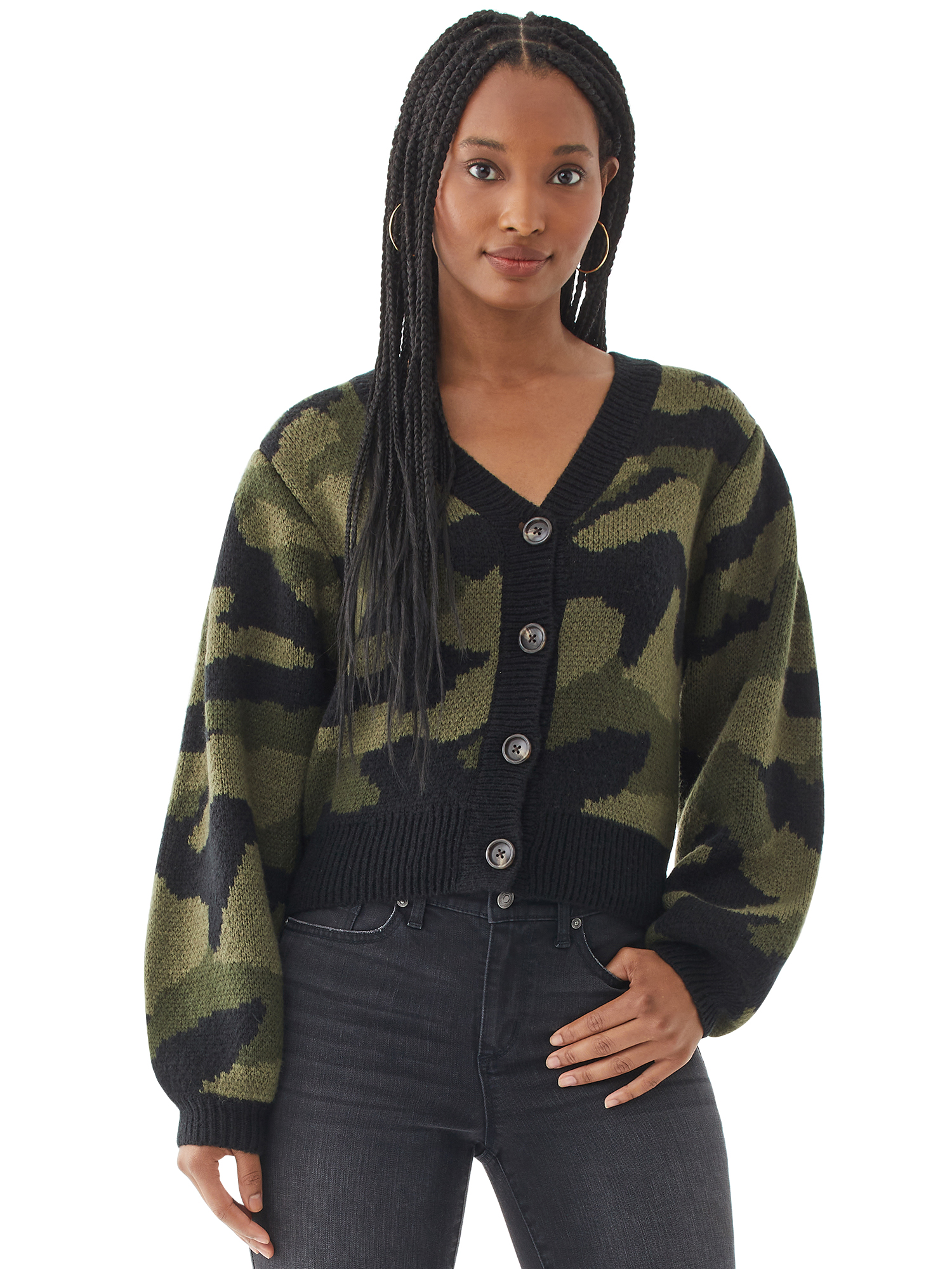 Camo cardigan hotsell