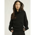 thumbnail image 1 of Scoop Women’s Chunky Funnel Neck Sweater, Lightweight, Sizes XS-XXL, 1 of 4