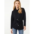 thumbnail image 1 of Scoop Women's Cinched Waist Pullover Top, 1 of 5