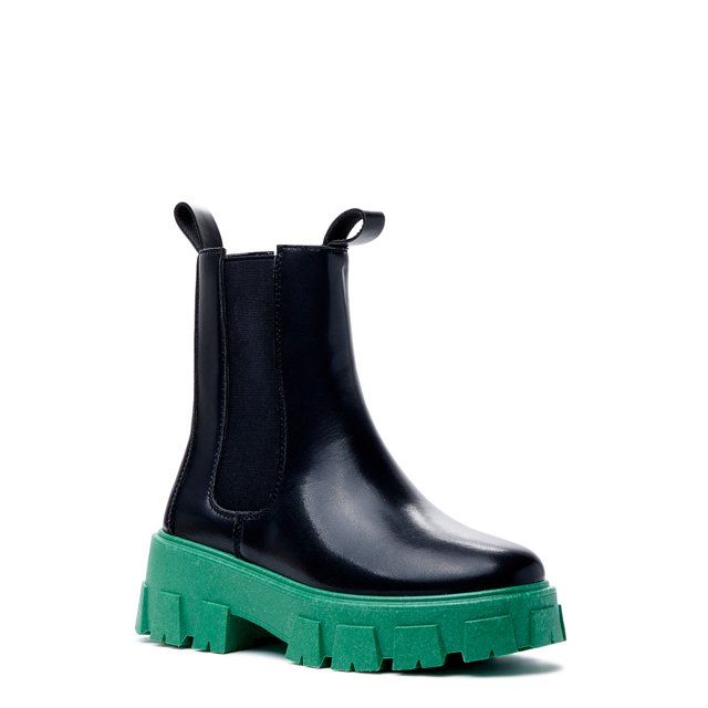 Scoop Women's Contrast Lug Sole Chelsea Boots