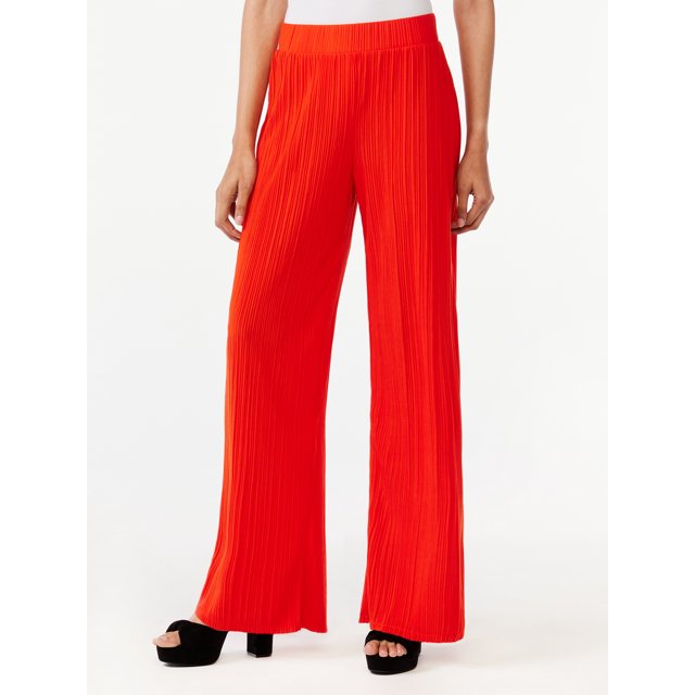 CRINKLE WIDE LEGGED BOTTOMS W/TIE main image 1