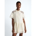 thumbnail image 1 of Scoop Women's Crochet Romper, Sizes XS-4XL, 1 of 5