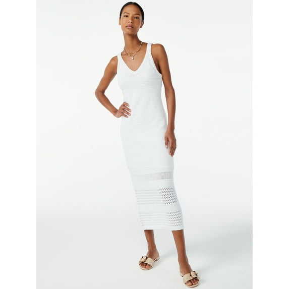 Scoop Women's Crochet Shift Dress