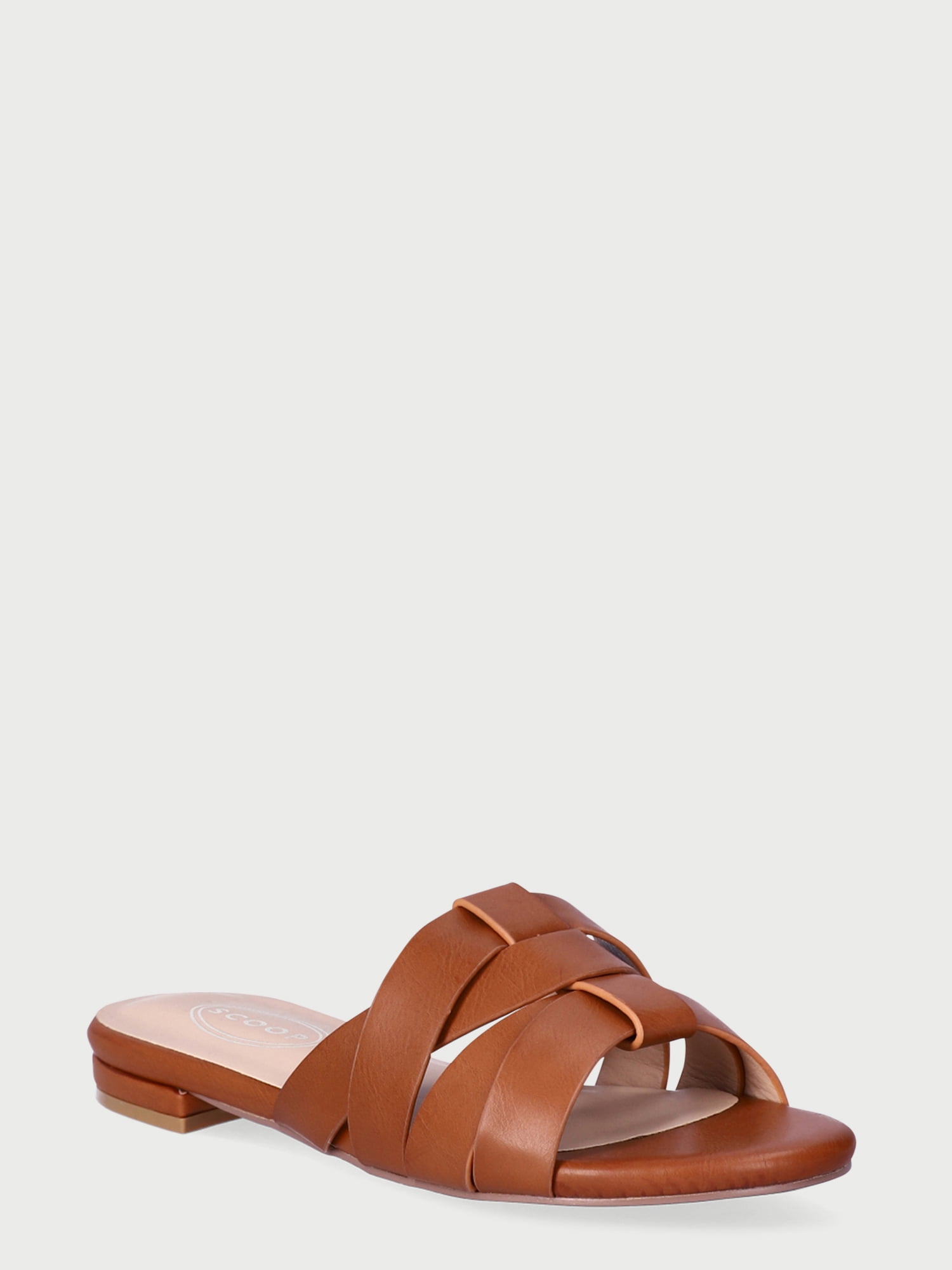 Scoop Women's Crossover Band Slide Sandals - Main Image
