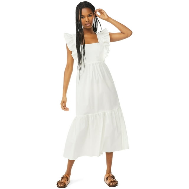 Scoop Women's Cut Out Back Maxi Dress - Walmart.com