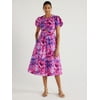 Actual Color: PINK PRINT, Clothing Size: XXL