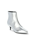 thumbnail image 1 of Scoop Women's Faux Leather Kitten Heel Ankle Boots, 1 of 9