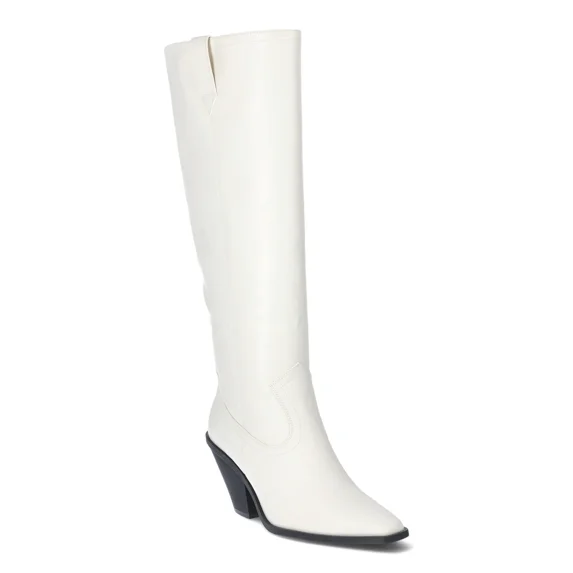 Scoop Women’s Faux Leather Tall Western Boots, Sizes 6-11