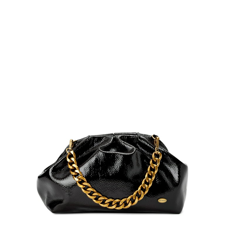 Chanel Black Lambskin Cc Oval Bag Mini