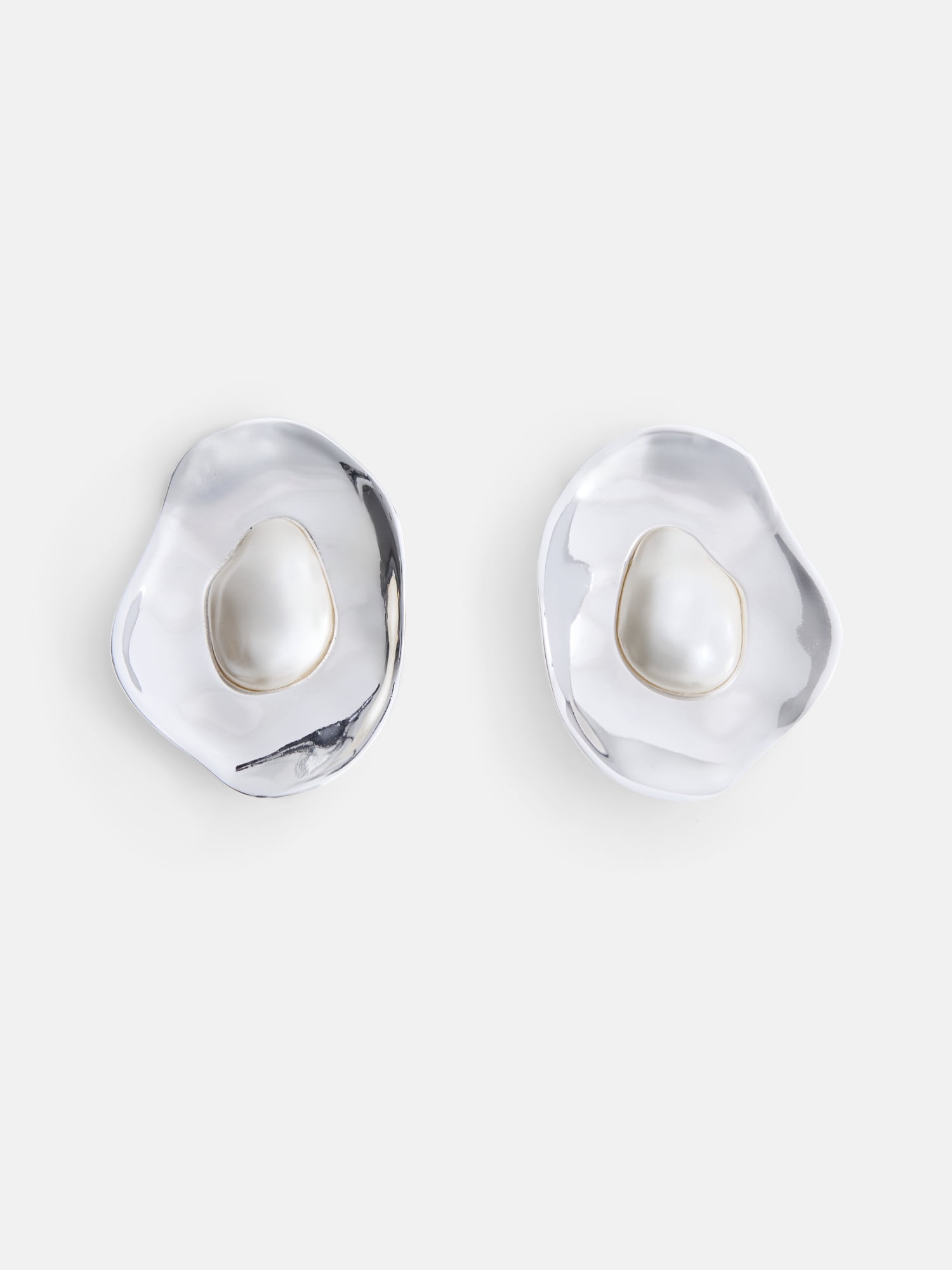 Women’s Faux Pearl Stud Earrings, 1 Pair