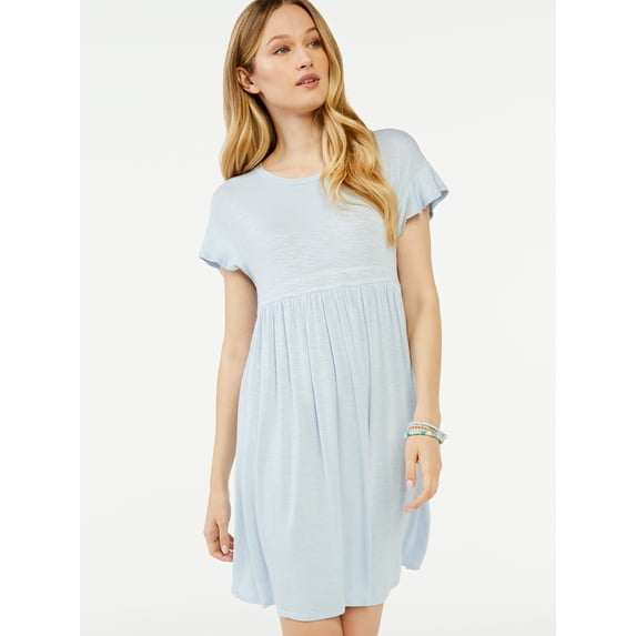 Scoop Women's Flutter Sleeve Dress
