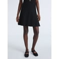 thumbnail image 1 of Scoop Women's Ponte Twill Mini Skirt, Sizes XS-XXL, 1 of 5