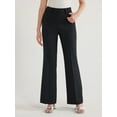 Scoop Women's High Waisted Bootcut Trouser Suit Pants, 32" Inseam