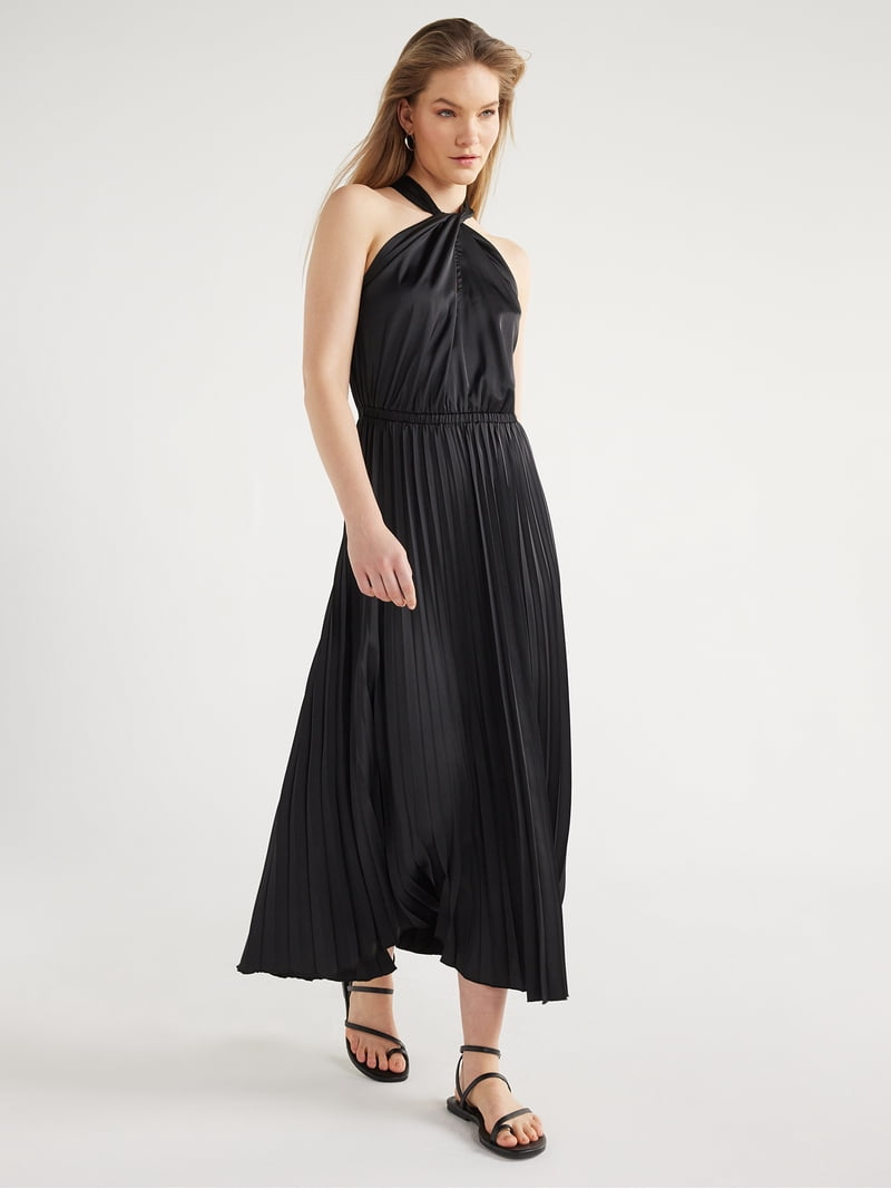 Scoop Women's Keyhole Halter Neck Dress, Sizes XS-XXL - Walmart.com Scoop Women's Keyhole Halter Neck Dress, Sizes XS-XXL - Walmart.com
