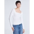 thumbnail image 1 of Scoop Women's Contour Top with Long Sleeves, Sizes XS-XXL, 1 of 5