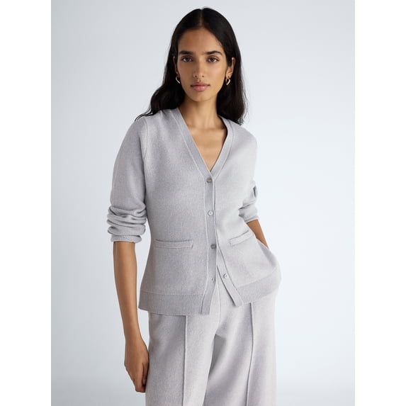 Scoop Women's and Women's Plus V Neck Cardigan, Sizes XS-4X