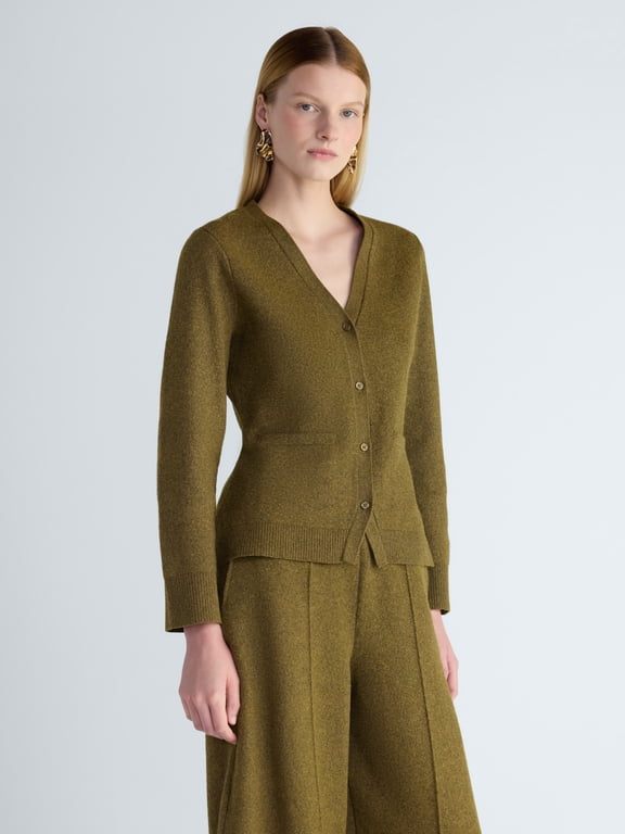 Women's and Women's Plus V Neck Cardigan, Sizes XS-4X