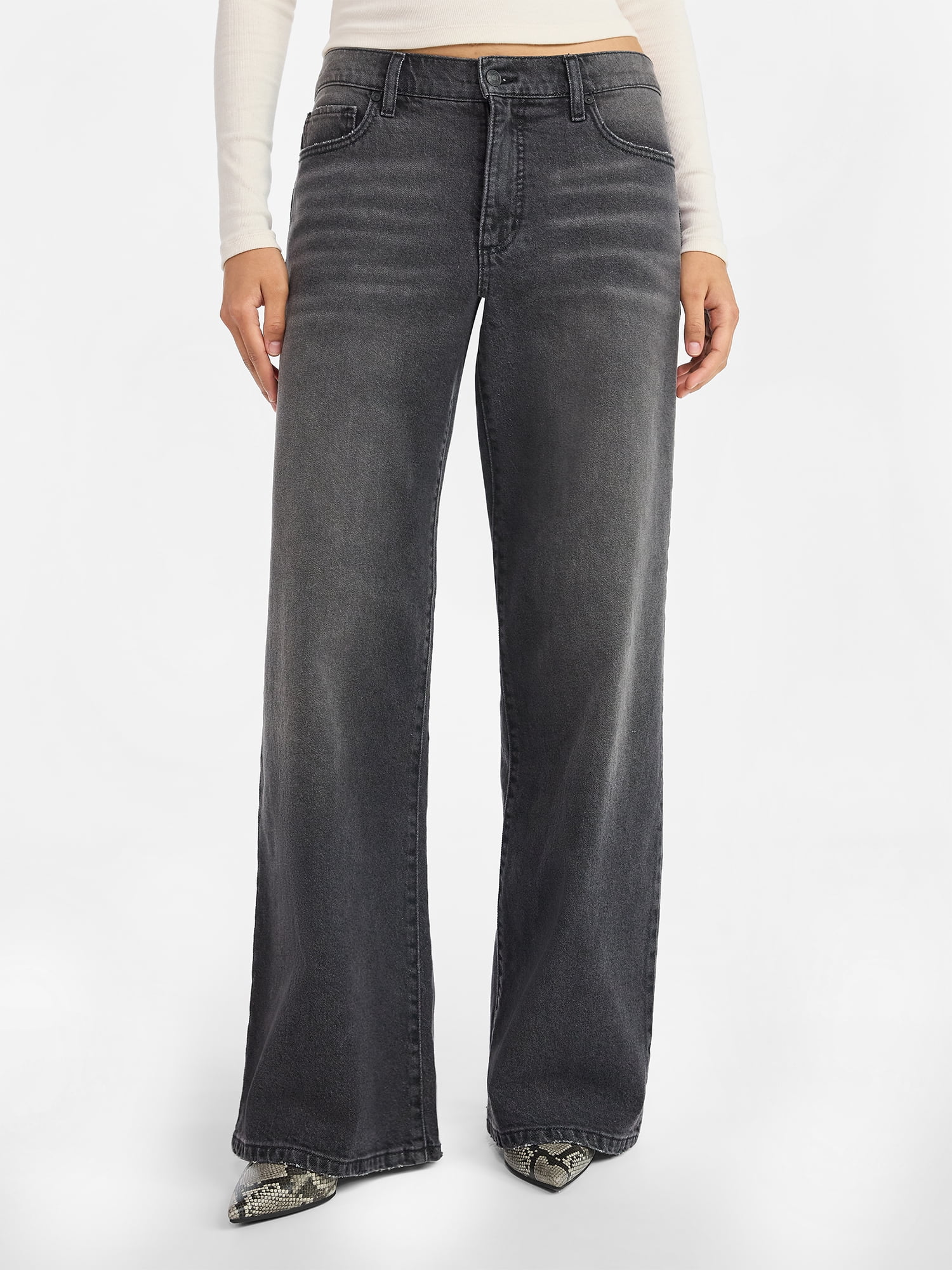 Scoop Women's Low Slung Jeans, Sizes 0-20