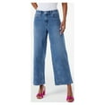 thumbnail image 1 of Scoop Women's Marietta Wide Leg Cropped Jeans, 1 of 5