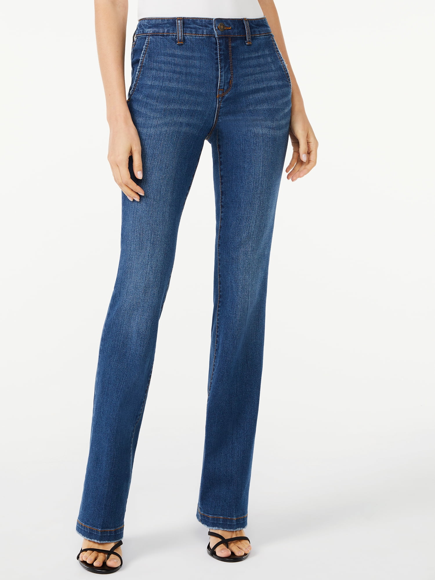 Scoop Women's Memphis Slim Fit Trouser Jeans - Walmart.com