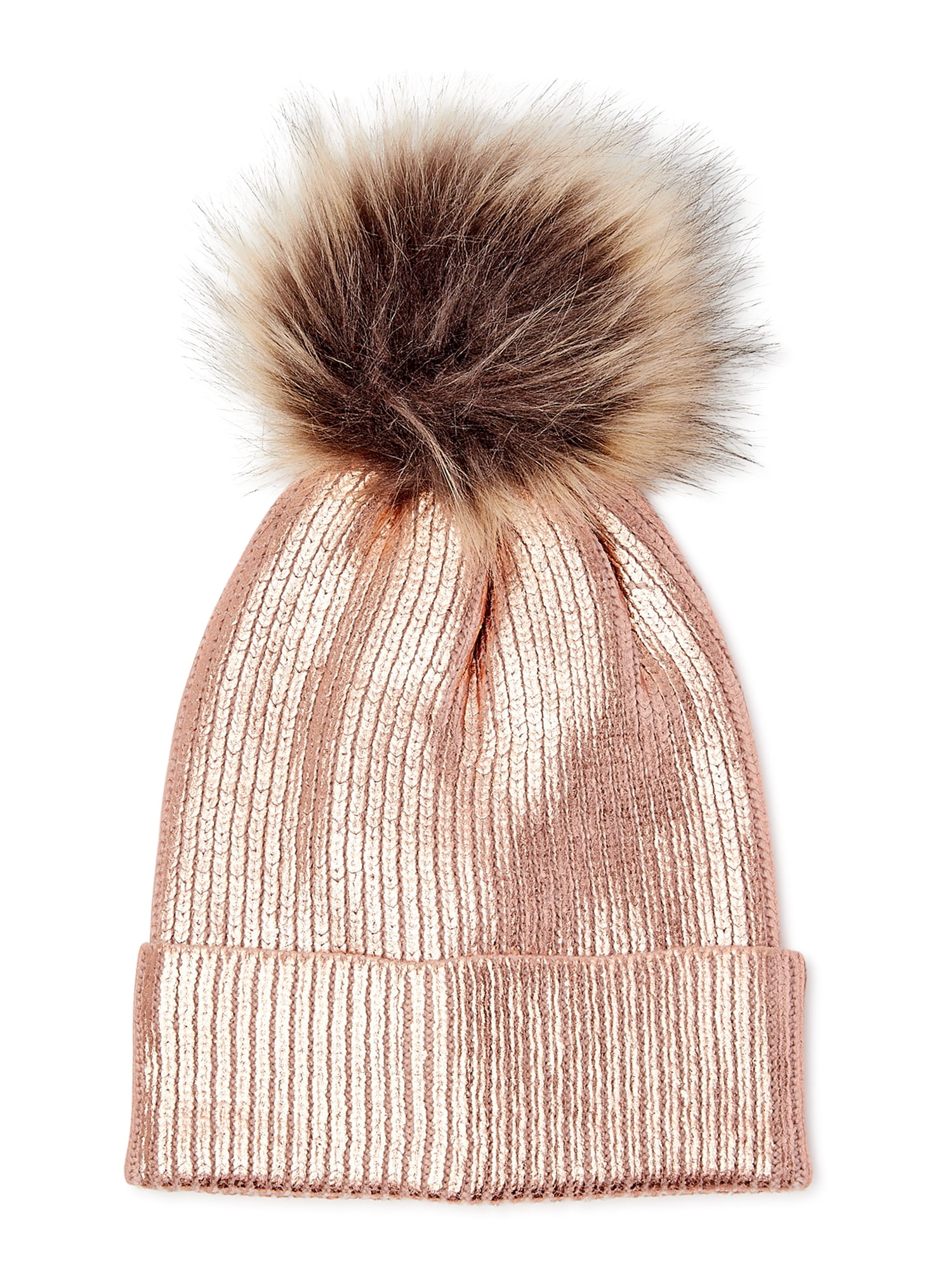 Rose gold winter hat sale