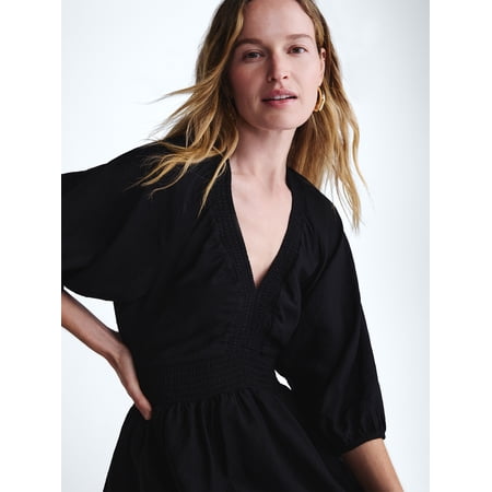 Scoop Women's and Women's Plus Mini Raglan Dress, Sizes XS-4X