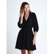 Women's and Women's Plus Mini Raglan Dress, Sizes XS-4X