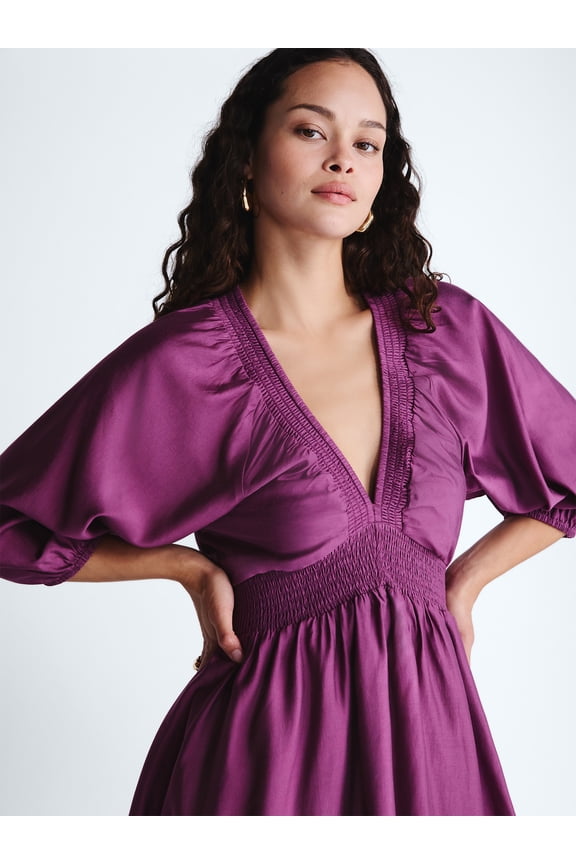 Women's and Women's Plus Mini Raglan Dress, Sizes XS-4X