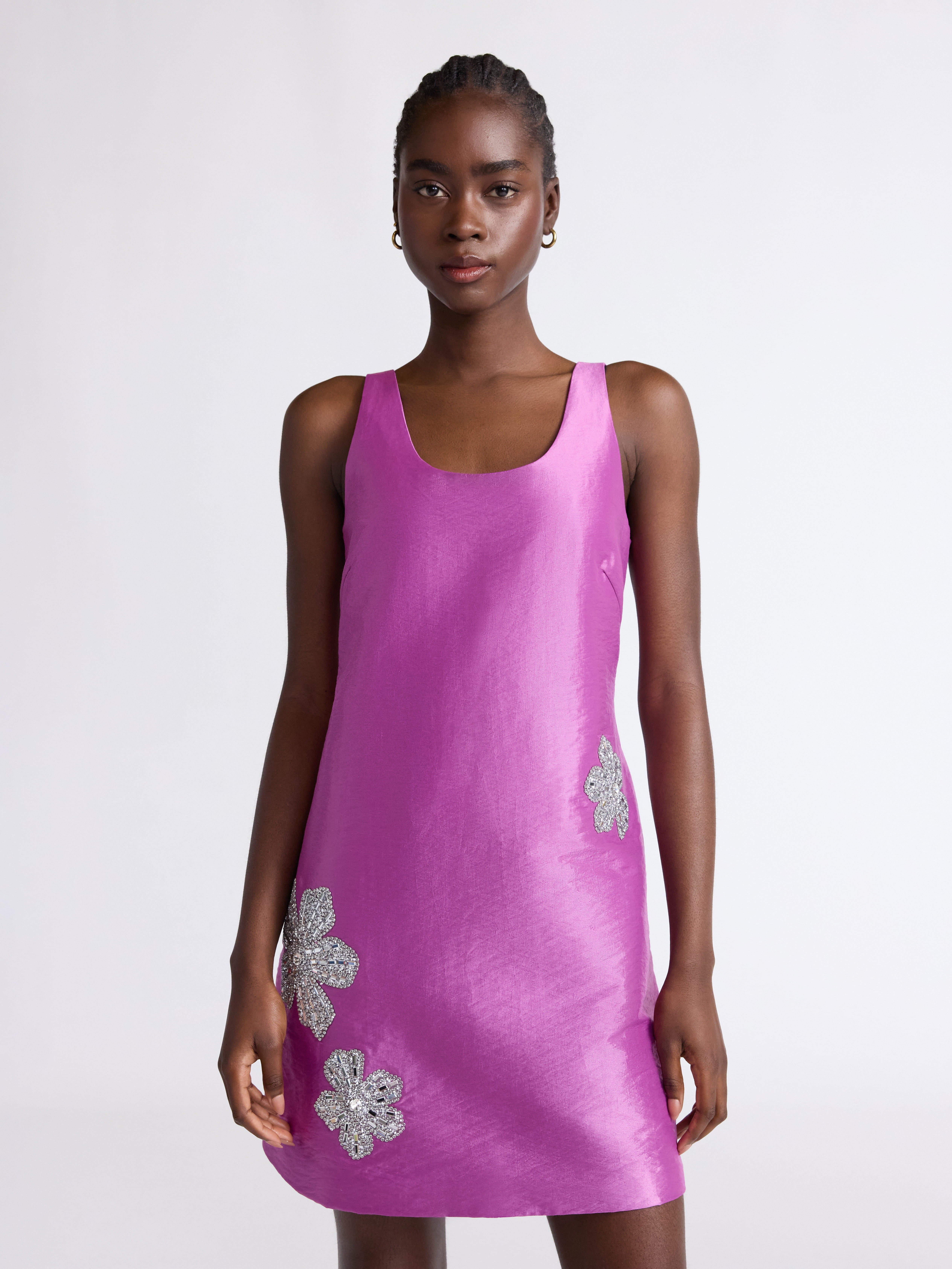 SS EMB MINI DRESS